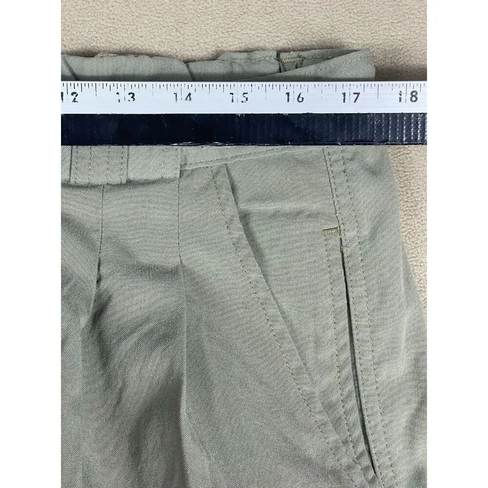 The North Face Pants Mens L Green Straight Leg Relaxed Fit Light Mid Rise Zipper
